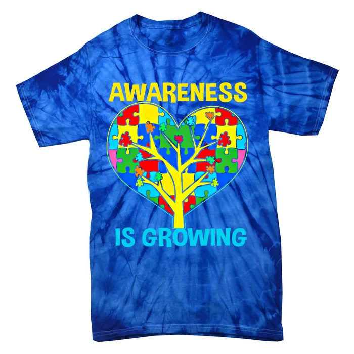 Autism Tree Of Life Cool Gift Tie-Dye T-Shirt