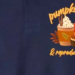 Autumn Time Pumpkin Spice And Reproductive Rights Softstyle Adult Sport Polo