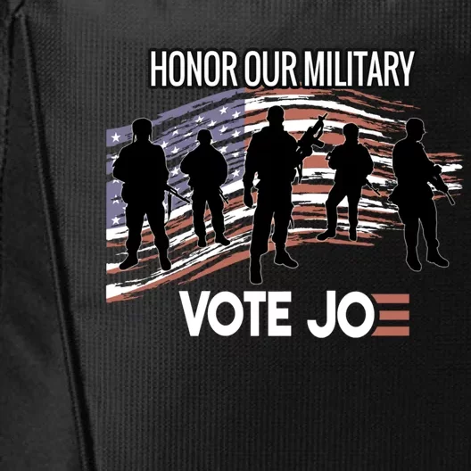 Anti Trump Pro Military Vote Joe Biden Honor Fallen Soldiers Gift City Backpack