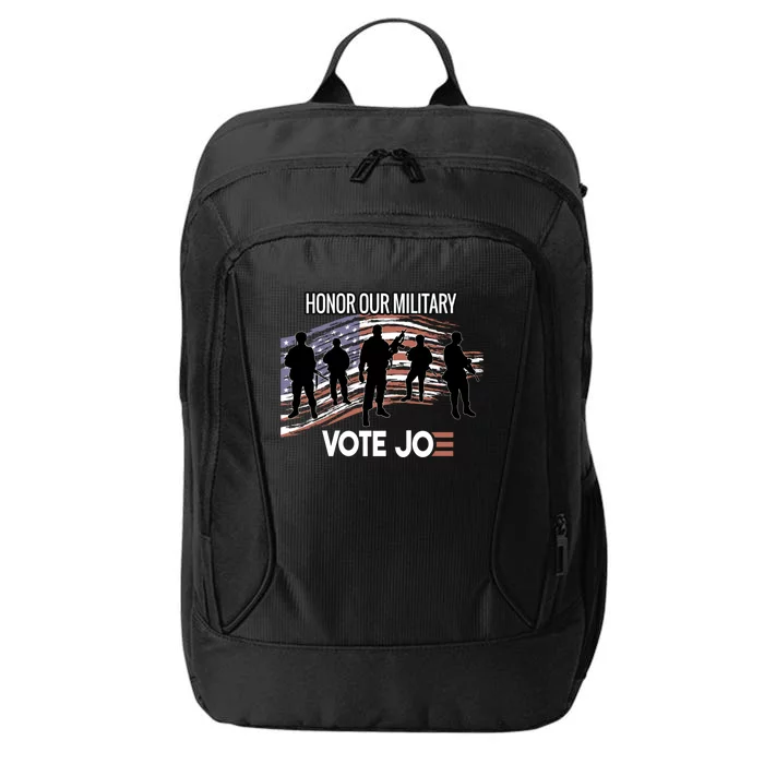 Anti Trump Pro Military Vote Joe Biden Honor Fallen Soldiers Gift City Backpack