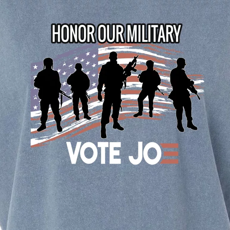 Anti Trump Pro Military Vote Joe Biden Honor Fallen Soldiers Gift Garment-Dyed Women's Muscle Tee