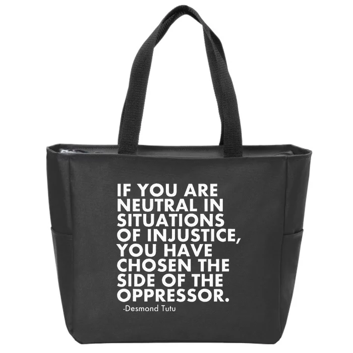 Anti Trump Protest Political Zip Tote Bag