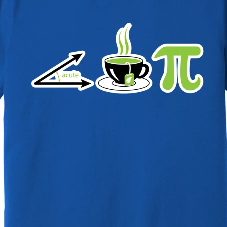 Acute Tea Pi Cool Gift Cutie Pi Math Geek Tea Lover Pi Day Gift Premium T-Shirt