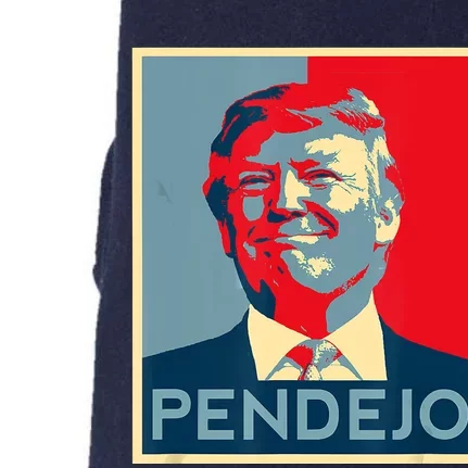 Anti Trump Pendejo Trump Usa American President Picture Doggie 3-End Fleece Hoodie