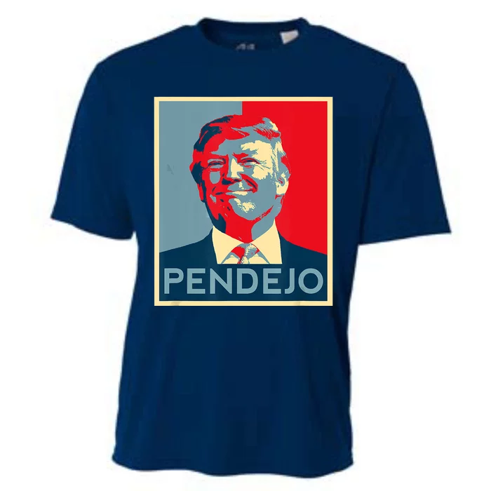 Anti Trump Pendejo Trump Usa American President Picture Cooling Performance Crew T-Shirt