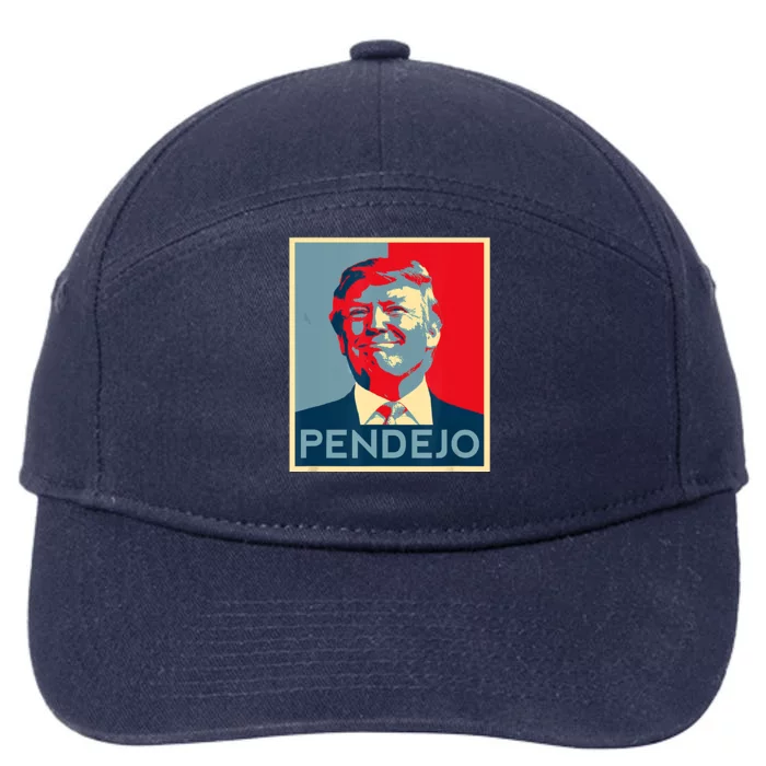 Anti Trump Pendejo Trump Usa American President Picture 7-Panel Snapback Hat