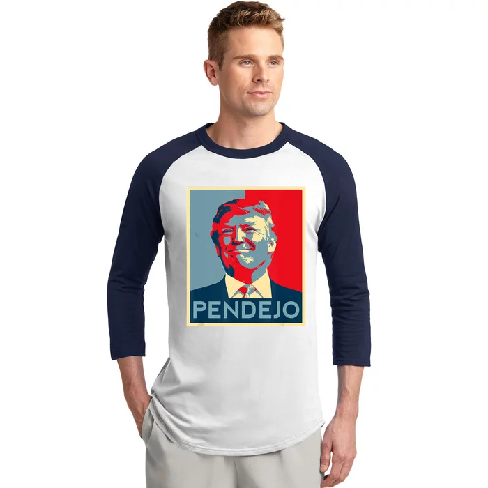 Anti Trump Pendejo Trump Usa American President Picture Baseball Sleeve Shirt