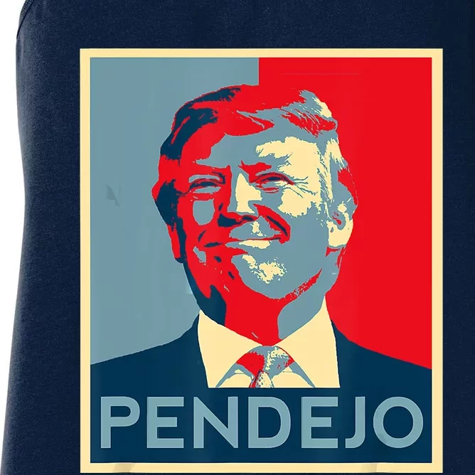 Anti Trump Pendejo Trump Usa American President Picture Women's Racerback Tank