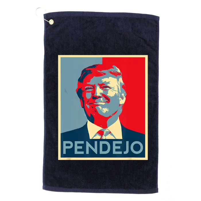 Anti Trump Pendejo Trump Usa American President Picture Platinum Collection Golf Towel