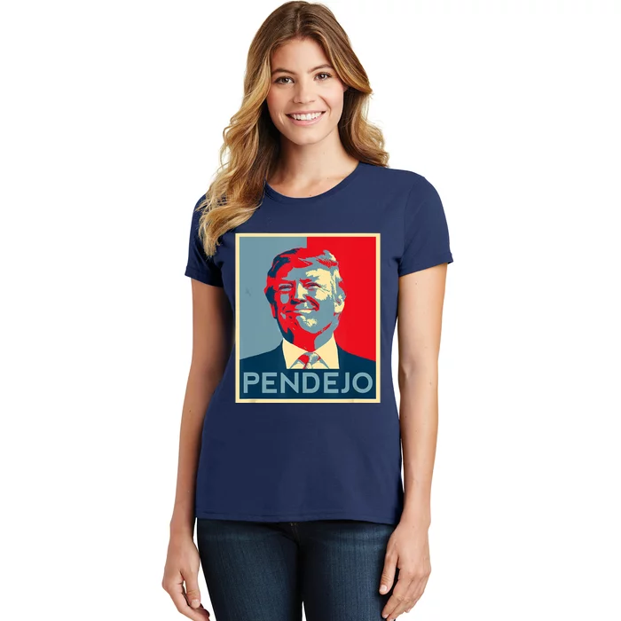 Anti Trump Pendejo Trump Usa American President Picture Women's T-Shirt