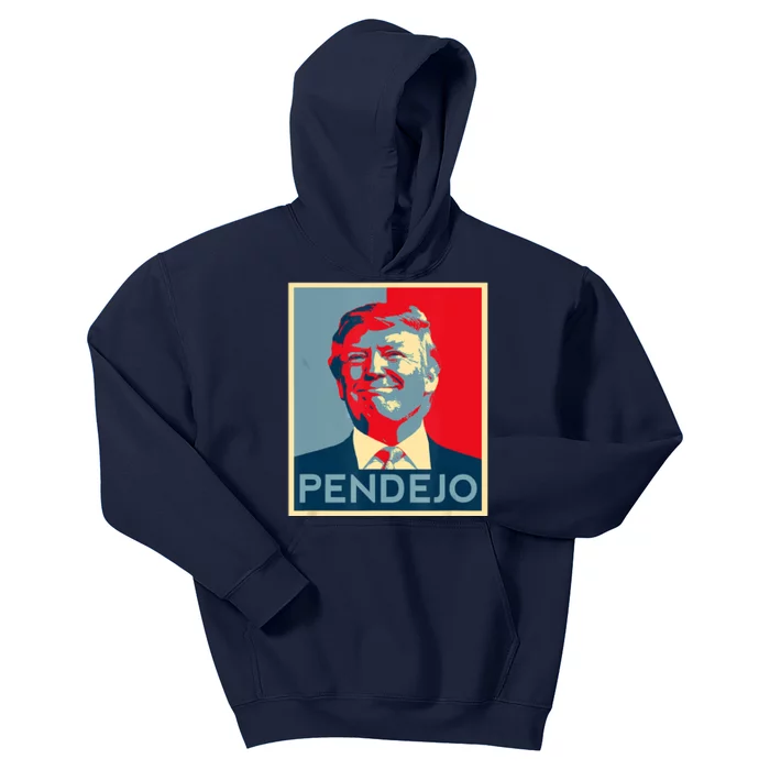 Anti Trump Pendejo Trump Usa American President Picture Kids Hoodie