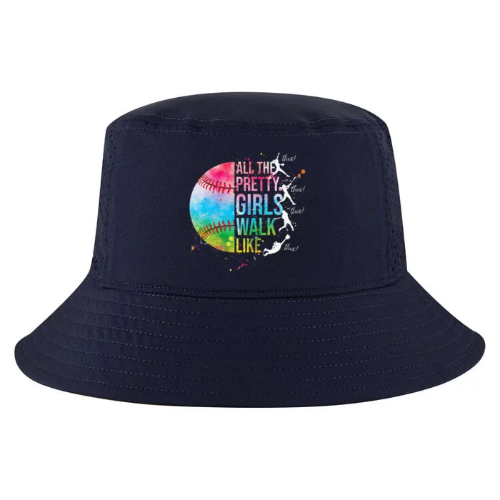 All The Pretty Walk Like This Funny Baseball Softball Cool Comfort Performance Bucket Hat