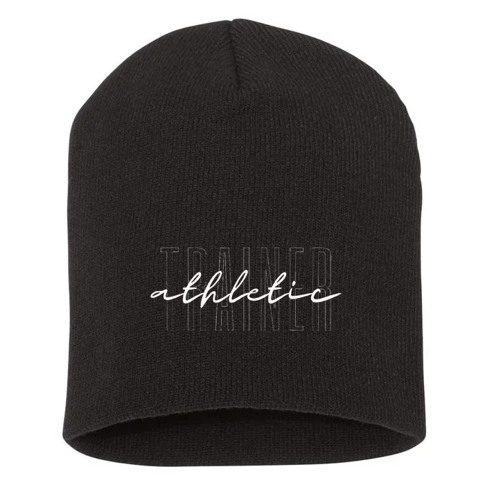 Athletic Trainer Personal Trainer Short Acrylic Beanie