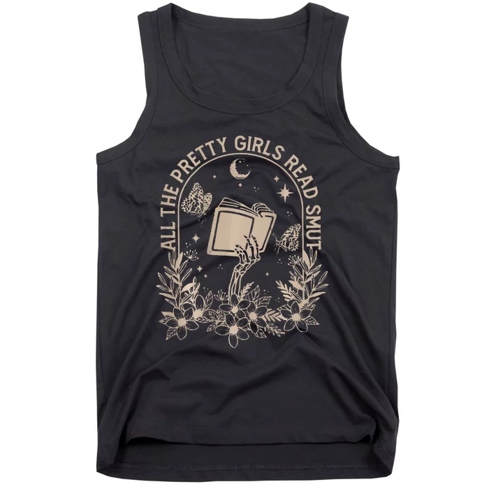 All The Pretty Read Smut Book Lover Front And Back Tank Top