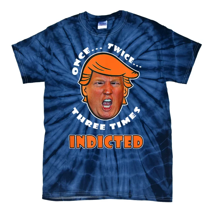 Anti Trump Political Tee Indicted Arrest 2024 Election Funny Tie-Dye T-Shirt