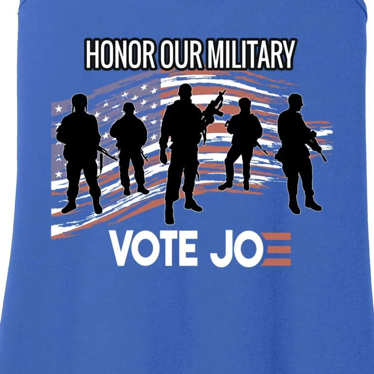 Anti Trump Pro Military Vote Joe Biden Honor Fallen Soldiers Gift Ladies Essential Tank