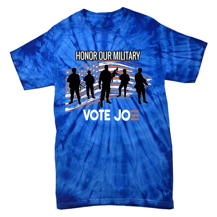 Anti Trump Pro Military Vote Joe Biden Honor Fallen Soldiers Gift Tie-Dye T-Shirt