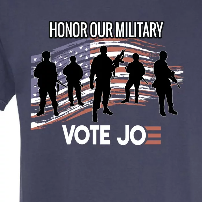 Anti Trump Pro Military Vote Joe Biden Honor Fallen Soldiers Gift Garment-Dyed Heavyweight T-Shirt