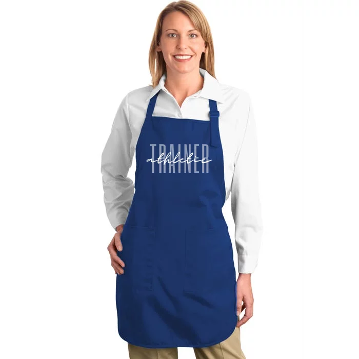 Athletic Trainer Personal Trainer Gym Life Gift Full-Length Apron With Pocket