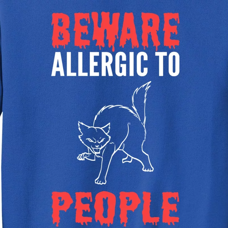 Allergic To People Introvert Great Gift Sweatshirt