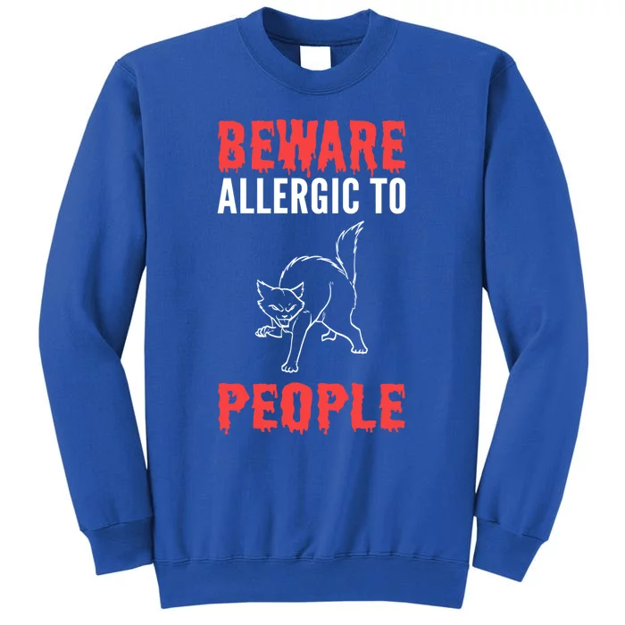 Allergic To People Introvert Great Gift Sweatshirt