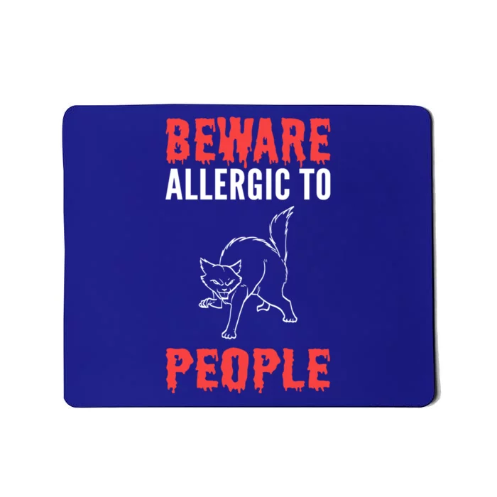 Allergic To People Introvert Great Gift Mousepad