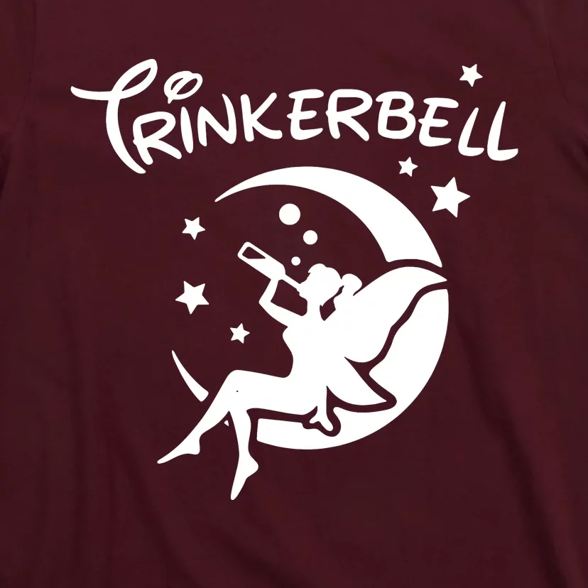 Alcohol Trinkerbell Parody Satire Drinking T-Shirt