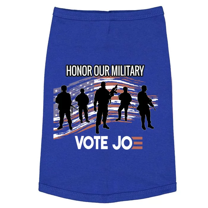 Anti Trump Pro Military Vote Joe Biden Honor Fallen Soldiers Gift Doggie Tank