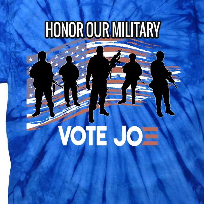 Anti Trump Pro Military Vote Joe Biden Honor Fallen Soldiers Gift Tie-Dye T-Shirt