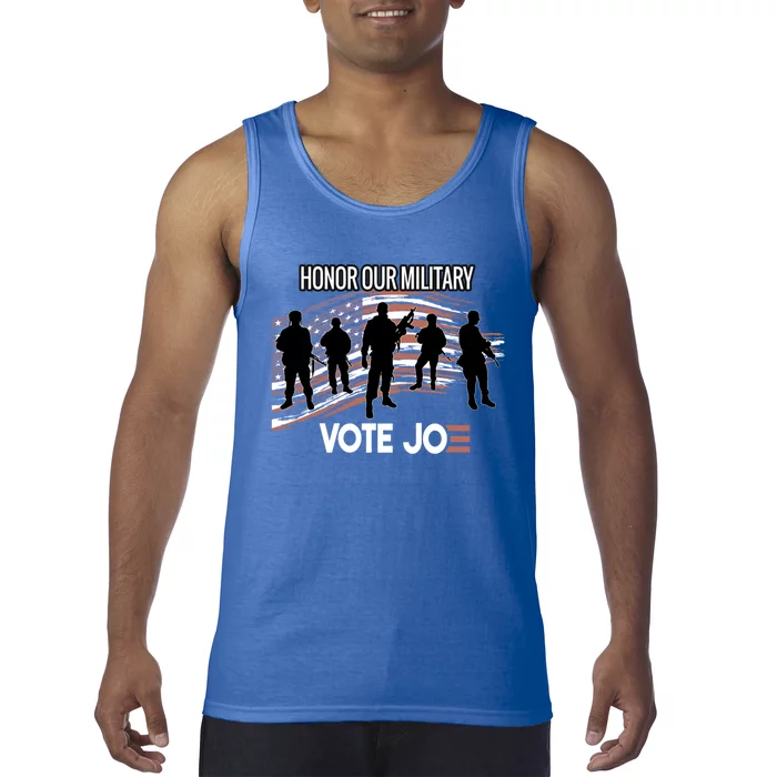 Anti Trump Pro Military Vote Joe Biden Honor Fallen Soldiers Gift Tank Top