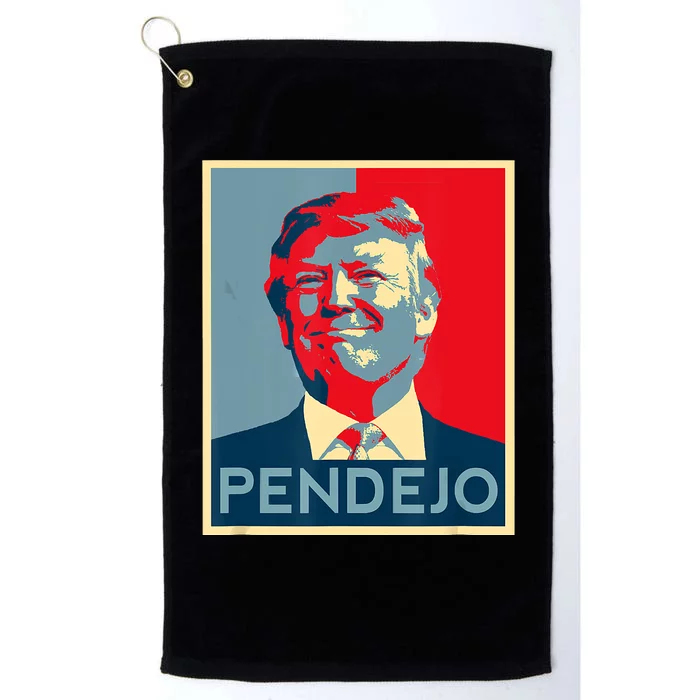 ANTI TRUMP Pendejo Trump USA American President Picture Platinum Collection Golf Towel