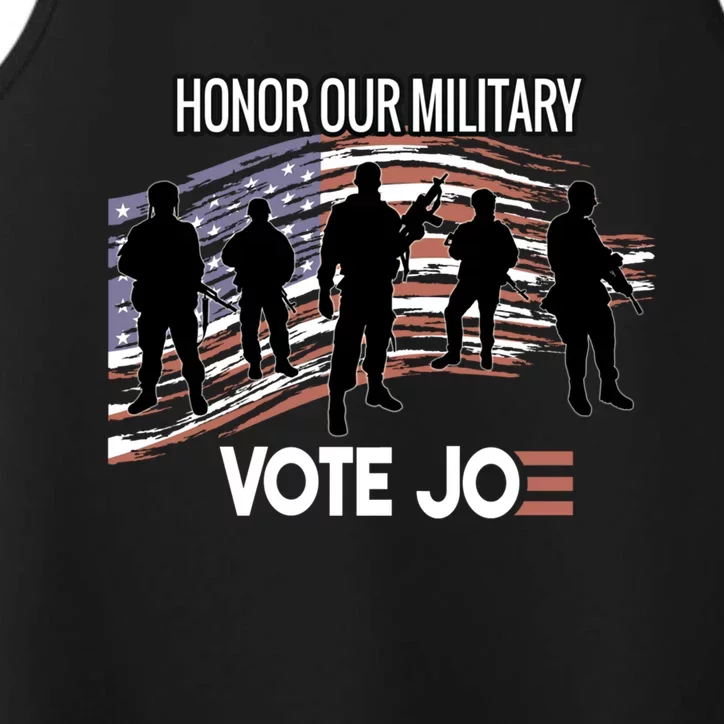 Anti Trump Pro Military Vote Joe Biden Honor Fallen Soldiers Gift Performance Tank