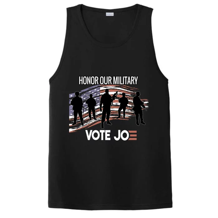 Anti Trump Pro Military Vote Joe Biden Honor Fallen Soldiers Gift Performance Tank