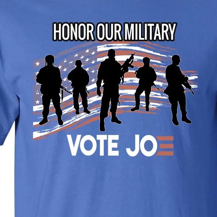 Anti Trump Pro Military Vote Joe Biden Honor Fallen Soldiers Gift Tall T-Shirt