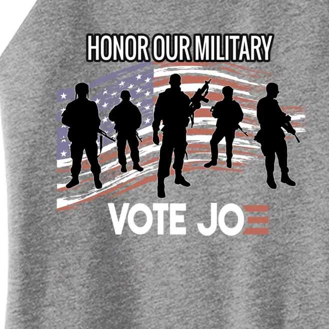 Anti Trump Pro Military Vote Joe Biden Honor Fallen Soldiers Gift Women’s Perfect Tri Rocker Tank