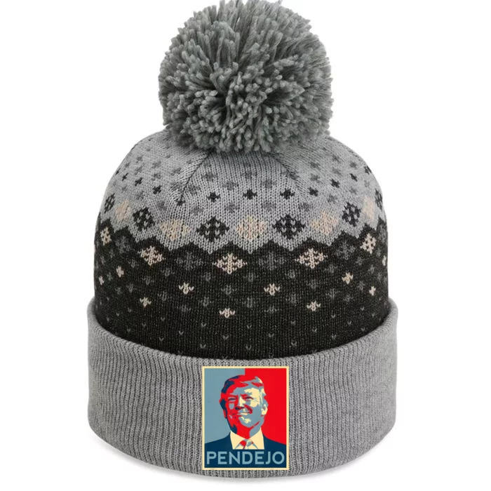 Anti Trump Pendejo Trump Usa American President Picture The Baniff Cuffed Pom Beanie