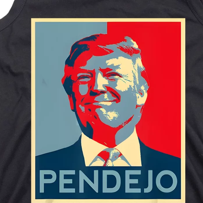 Anti Trump Pendejo Trump Usa American President Picture Tank Top