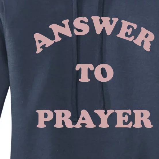 Answer To Prayer Women's Pullover Hoodie