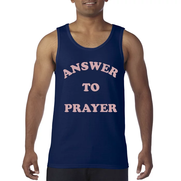 Answer To Prayer Tank Top