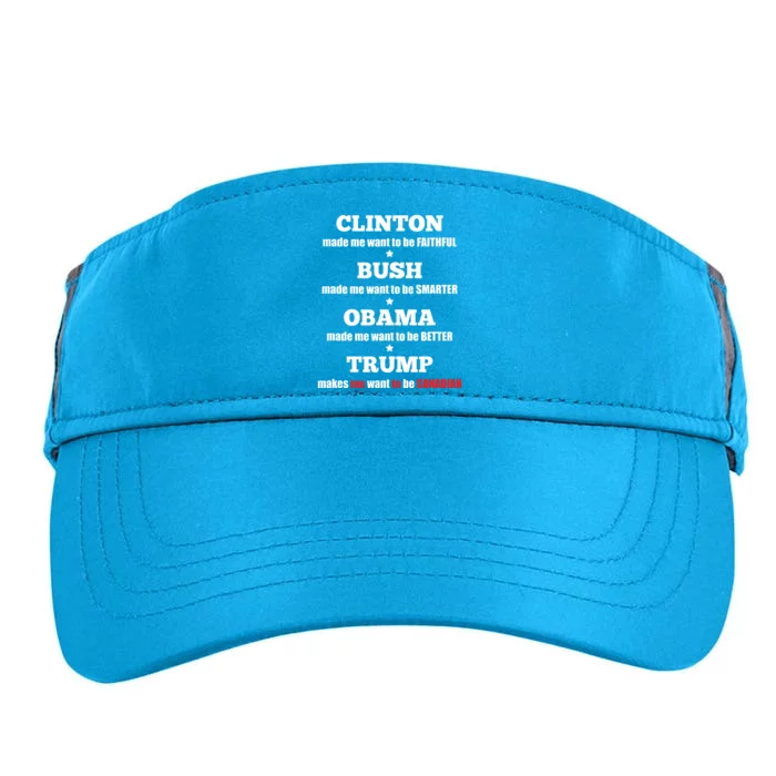 Anti Trump Political For Independents And Liberals Adult Drive Performance Visor