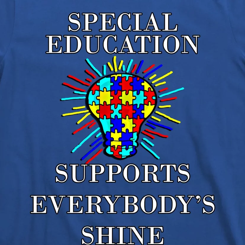 Autism Teacher Quote Special Education Support Awareness Gift T-Shirt