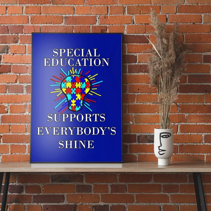 Autism Teacher Quote Special Education Support Awareness Gift Poster