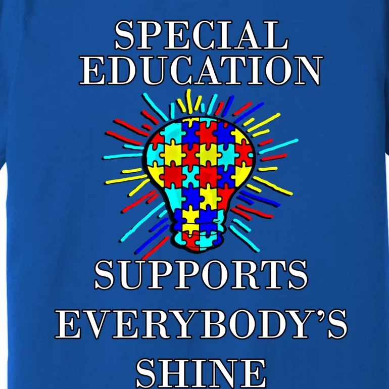 Autism Teacher Quote Special Education Support Awareness Gift Premium T-Shirt