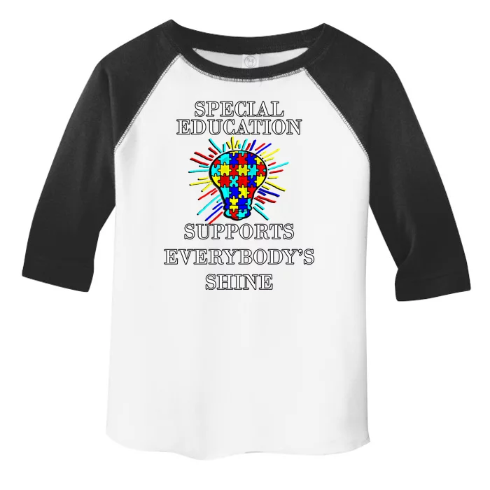 Autism Teacher Quote Special Education Support Awareness Gift Toddler Fine Jersey T-Shirt