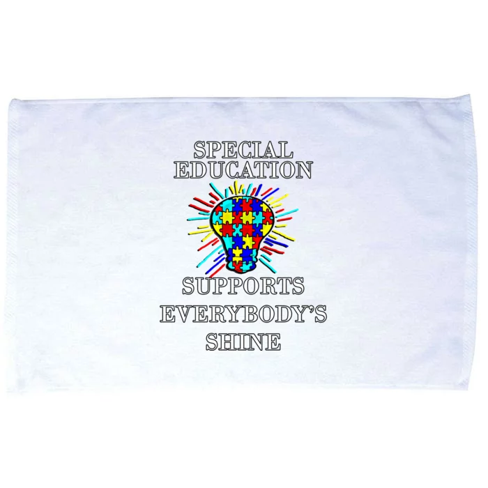 Autism Teacher Quote Special Education Support Awareness Gift Microfiber Hand Towel