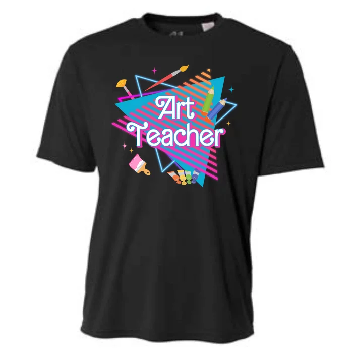 Art Teacher Retro Gift Cooling Performance Crew T-Shirt