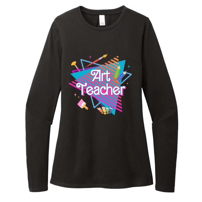 Art Teacher Retro Gift Womens CVC Long Sleeve Shirt