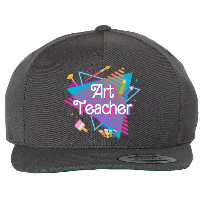 Art Teacher Retro Gift Wool Snapback Cap