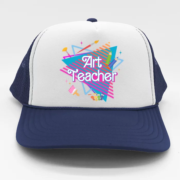 Art Teacher Retro Gift Trucker Hat