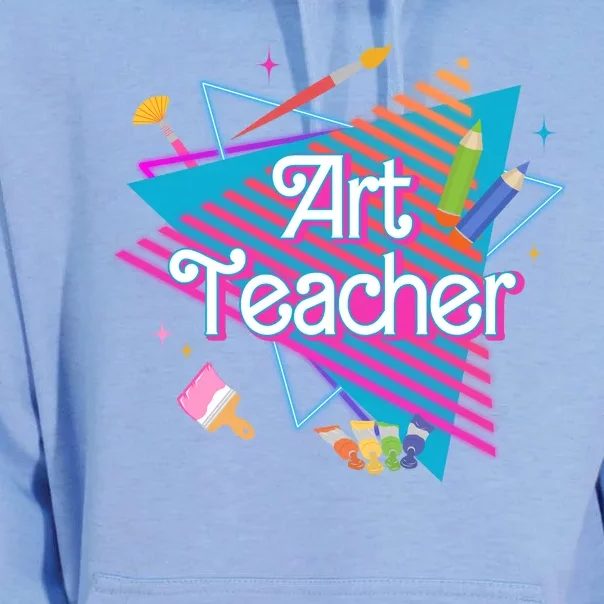 Art Teacher Retro Gift Unisex Surf Hoodie